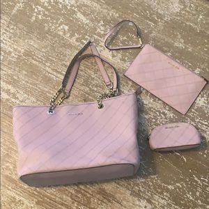 Michael Kors Handbag, clutch and coin purse